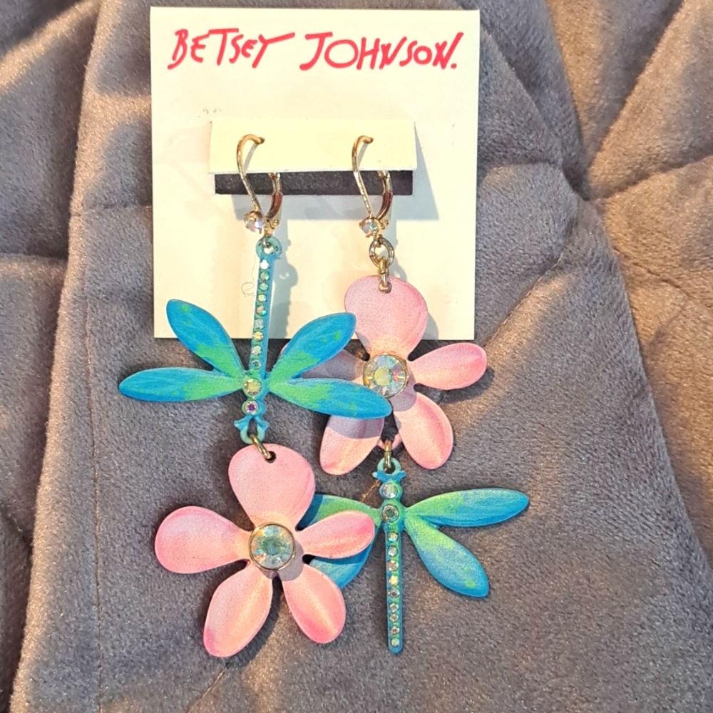 New Betsey Johnson earrings